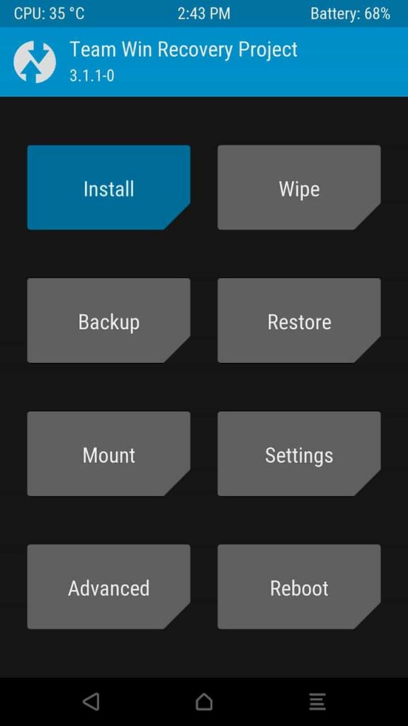 Install Magisk Using TWRP Recovery