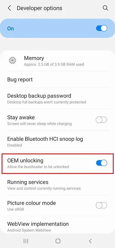 Samsung Bootloader Unlock